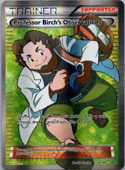 Pokemon Card Professor Birch's Observations 159/160 Primal Clash Lightly Played - Image 1