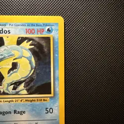 Pokemon TCG Gyarados Base Set Holo Rare Card 6/102 Excellent Condition - Image 3