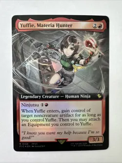 Yuffie, Materia Hunter (Extended Art) Commander: Final Fantasy Foil - Image 1