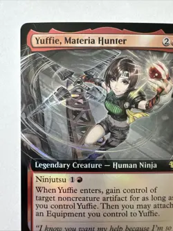 Yuffie, Materia Hunter (Extended Art) Commander: Final Fantasy Foil - Image 2