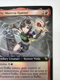 Yuffie, Materia Hunter (Extended Art) Commander: Final Fantasy Foil - Image 3