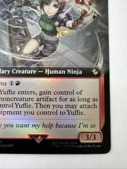 Yuffie, Materia Hunter (Extended Art) Commander: Final Fantasy Foil - Image 4