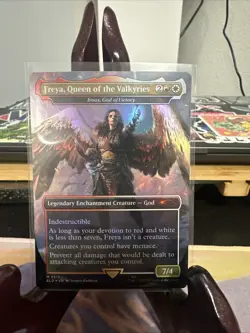 Freya, Queen of the Valkyries - Iroas, God of Victory Secret Lair Drop Foil - Image 1