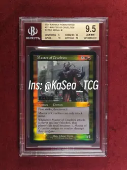 314/500 MASTER OF CRUELTIES Serial Numbered - BGS 9.5 - MTG RVR - Image 1