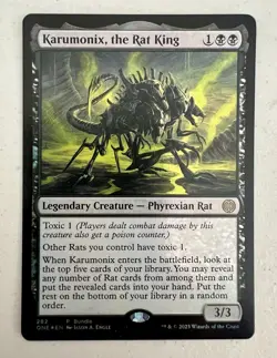 Karumonix, the Rat King Commander Deck EDH Toxic Rats Very Powerful 100 Cards - Image 1