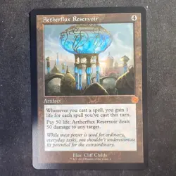 Aetherflux Reservoir - Retro Frame - The Brothers War (MTG) - Image 1