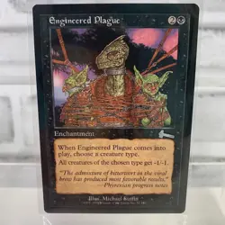 1999 Magic The Gathering: Urza's Legacy Engineered Plague 51/143 - Image 1