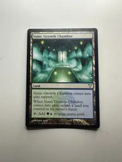 Simic Growth Chamber LP Dissension Magic The Gathering Mtg Lightly Played Land - Image 1