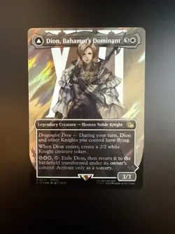 MTG Final Fantasy English Dion, Bahamut's Dominant Borderless 0521 Surge Foil - Image 1