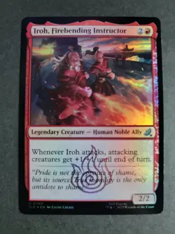 Iroh, Firebending Instructor 0240 (Foil) Uncommon MTG Avatar Eternal - Image 1