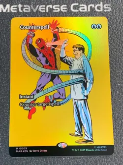 Magic MTG Counterpell Borderless Foil 0009 Marvel Spider-Man - Image 1