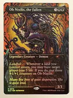 Ob Nixilis, the Fallen Secret Lair Countdown Encyclopedia Kit Foil MTG NM - Image 1