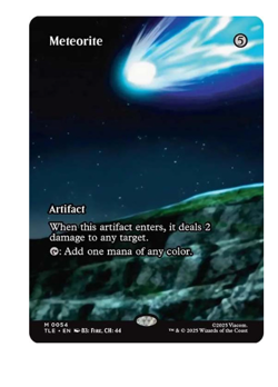 Meteorite - Borderless Avatar MTG - Image 1