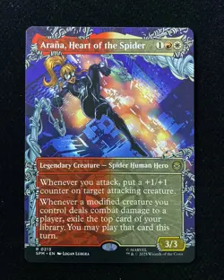 2025 Magic The Gathering MTG Marvel EN R 0213 Arana Heart of the Spider AK001 - Image 1