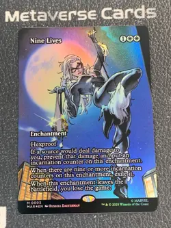 Magic MTG Nine Lives Borderless Foil 0003 Marvel Spider-Man - Image 1