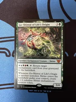 MTG Go-Shintai of Life's Origin Commander: Kamigawa: Neon Dynasty 037/038... - Image 1