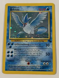 Articuno 2/62 - (Arktos) - Fossil - Holo Rare - German Pokemon - LP - Image 1