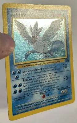 Articuno 2/62 - (Arktos) - Fossil - Holo Rare - German Pokemon - LP - Image 2