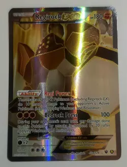 REGIROCK EX - #43a/124 - Pokemon Fates Collide Full Alternate Art Ultra Rare NM - Image 1