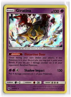 Pokemon TCG Giratina 97/214 Sm-Lost Thunder Holo Rare - Image 1