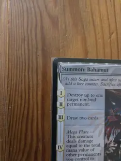 Summon: Bahamut Mythic Card Magic: The Gathering Final Fantasy Card 0001 M - Image 4