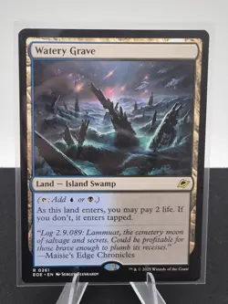 #261 Watery Grave NM 2025 MTG Edge of Eternities R - Image 1
