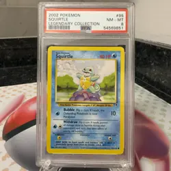 Pokemon 2002 Legendary Collection #95 Squirtle Regular PSA 8 NM-Mint - Image 1