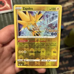 Zapdos #029/078 Pokemon GO Holo Rare Reverse Holo Pokemon TCG - Image 1
