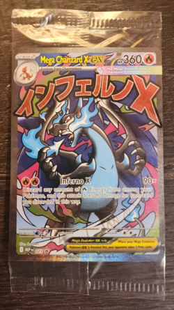 Mega Charizard X EX + Oricorio EX Pokemon Phantasmal Flames UPC Promo Sealed #23 - Image 1