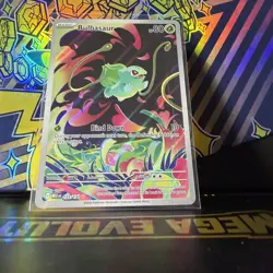 2025 Pokemon Mega Evolution Bulbasaur Illustration Rare #133/132 - Image 1