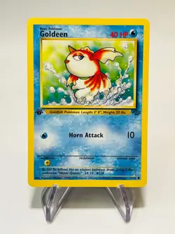 GOLDEEN 1999 Pokemon Jungle Set 1st EDITION Common POKEMON 53/64 - Image 1
