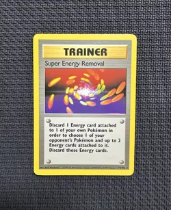 Pokemon TCG Super Energy Removal Base Set 79/102 LP condition - Image 1