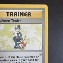 Pokemon Vintage Non-Holo Rare Pokemon Trader 77/102 Base set Trainer WotC 1999 - Image 3