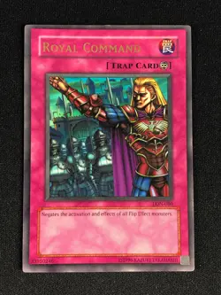 YUGIOH ROYAL COMMAND LON-080 ULTRA HP/ CREASES - Image 1