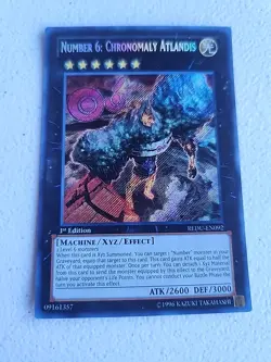Yugioh Number 6: Chronomaly Atlandis REDU-EN092 (Secret Rare) 1st Edition #Y147 - Image 1