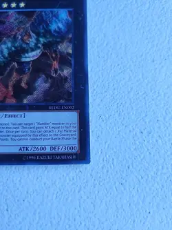 Yugioh Number 6: Chronomaly Atlandis REDU-EN092 (Secret Rare) 1st Edition #Y147 - Image 5