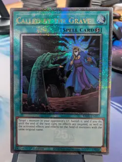 YuGiOh! Called By The Grave RA01-EN057 Quarter Century Rare 1st Ed - Image 1