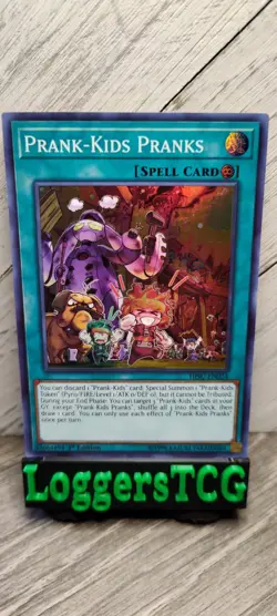 Yu-Gi-Oh! Prank-Kids Pranks / HISU EN024 1st Edition LP - Image 1