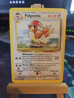 Pokemon TCG Pidgeotto Base Set, Unlimited Rare Card 22/102 LP+ Very Clean! ? - Image 1