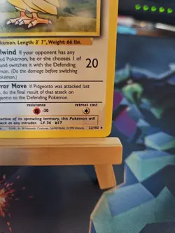 Pokemon TCG Pidgeotto Base Set, Unlimited Rare Card 22/102 LP+ Very Clean! ? - Image 4