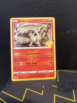 Pokemon Celebrations Reshiram Card 2/25 Fresh Mint Condition - Image 1