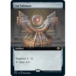 SOL TALISMAN (EXTENDED ART) X4 Modern Horizons 2 Magic MTG MINT CARD - Image 1