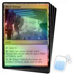 FOIL MECH HANGAR X4 Kamigawa: Neon Dynasty NEO Magic MTG MINT CARD - Image 1