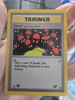 SLEEP! - 79/82 - 1st Edition Team Rocket - Common - Pokemon Card - NM - Image 1