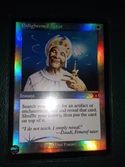 Enlightened Tutor Classic MTG Core Set 6th Edition Lp Foil - Image 1