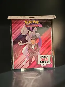 Pokemon TCG Ultra Pro 9-Pocket Destined Rivals Mewtwo Binder Holds 252 Cards - Image 1