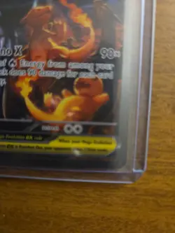 Mega Charizard x Ex 125/094 SR Full Art Pokemon Card English Mint Condition - Image 3