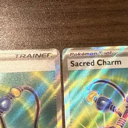 Sacred Charm 122/094 NM Full Art Pokemon Card Phantasmal Flames Lot Of 2 - Image 4