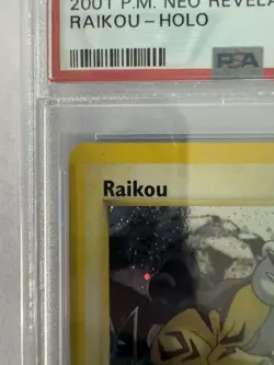 PSA 6 EX-MT Raikou Neo Revelation Holo Rare Pokemon Card 13/64 - Image 3
