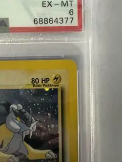 PSA 6 EX-MT Raikou Neo Revelation Holo Rare Pokemon Card 13/64 - Image 4